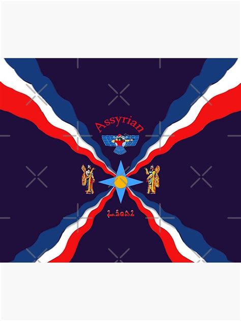 ASSYRIAN Flag Symbols Throw Blanket For Sale By Doniainart Redbubble