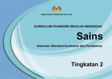DSKP Sains Tingkatan 2