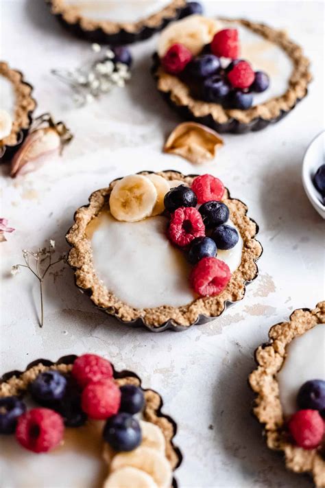 Vegan Mini Fruit Tarts With Custard The Banana Diaries