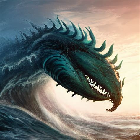 Giant Sea Creatures Art