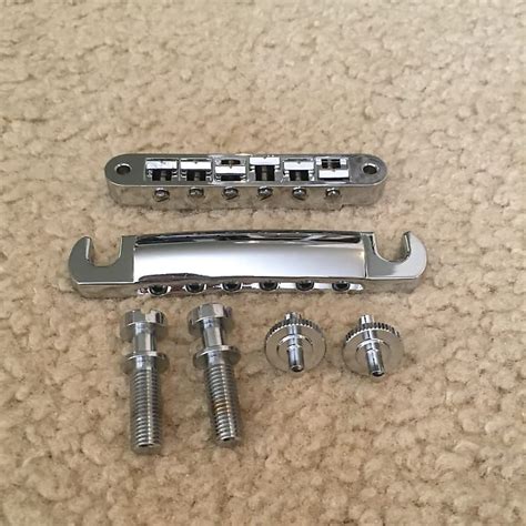 Gibson Nashville Tune O Matic Nridge And Tailpiece Set Chrome Reverb