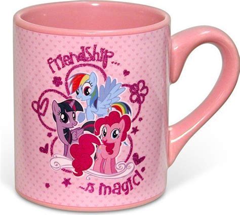 My Little Pony Pink Glitter Coffee Mug 16 Ounce New Hasbro Mugs My