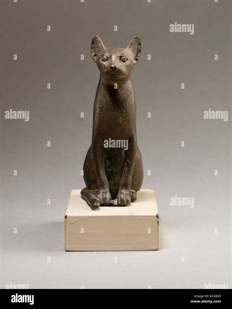 Cat Figurine Late Periodptolemaic Period 66430 Bc From Egypt