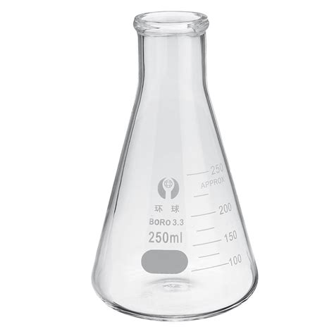 Conical flask can be divided into things called the parts of conical flask. 250ml lab glass erlenmeyer conical flask bottle w/ rim ...