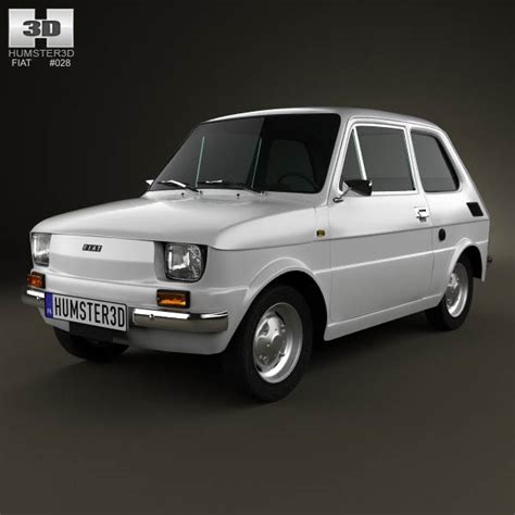 Fiat 126 1976 3d Model For Download In Various Formats