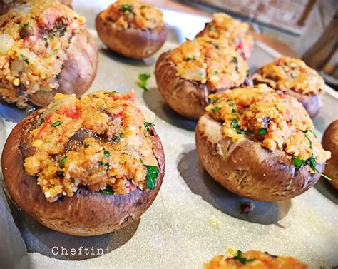Smothered kale with baby bella mushrooms this ole mom. Baby Bella Stuffed Mushrooms - Cheftini | Recipe | Stuffed ...