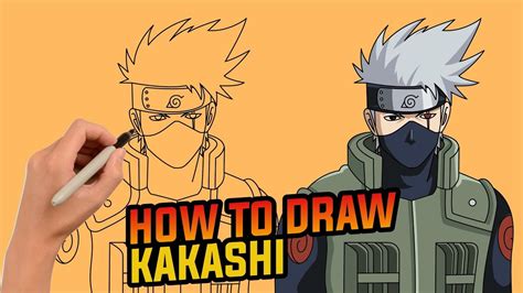 How To Draw Kakashi Hatake Step By Step Tutorial Otosection