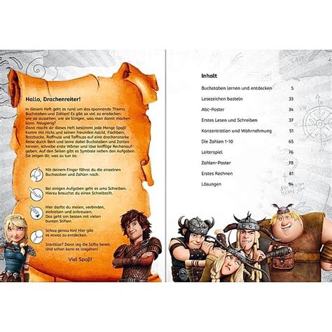 Dreamworks Dragons Das Große Schulstartbuch Buch Versandkostenfrei Bei