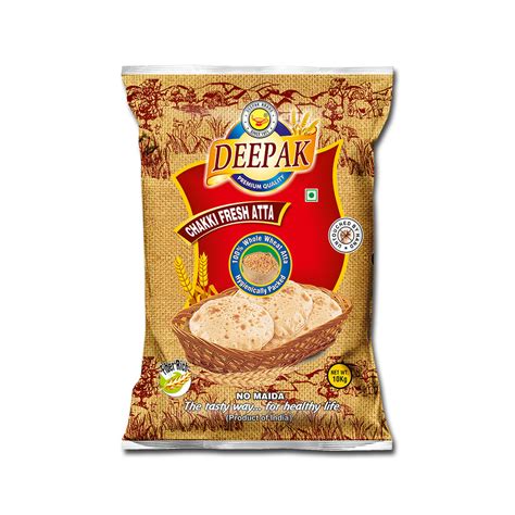 Chakki Fresh Atta Deepak Brand Ss India Foods Pvt Ltd Regular
