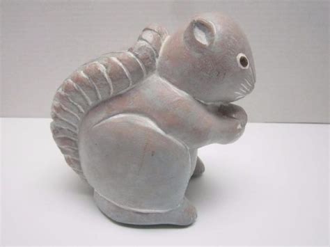 Isabel Bloom Squirrel With Acorn Rare And Retired Cement Signed