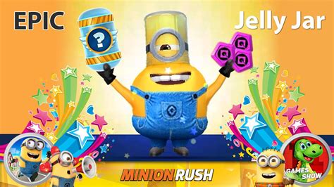 Epic Costume Jelly Jar Upgrade And Agent Prize Pod Opening Minion Rush