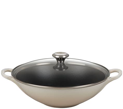 How to choose the right cast iron wok? LeCreuset Cast-Iron Wok - Page 1 — QVC.com
