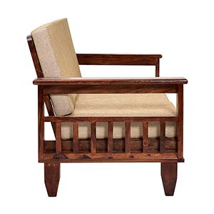Mh Decoart Sheesham Wood Seater Sofa Set For Living Room Walnut Dark Brown Amazon In