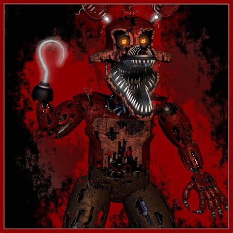 Nightmare Foxy By Thudner On Deviantart Fnaf Foxy Foxy Wallpaper