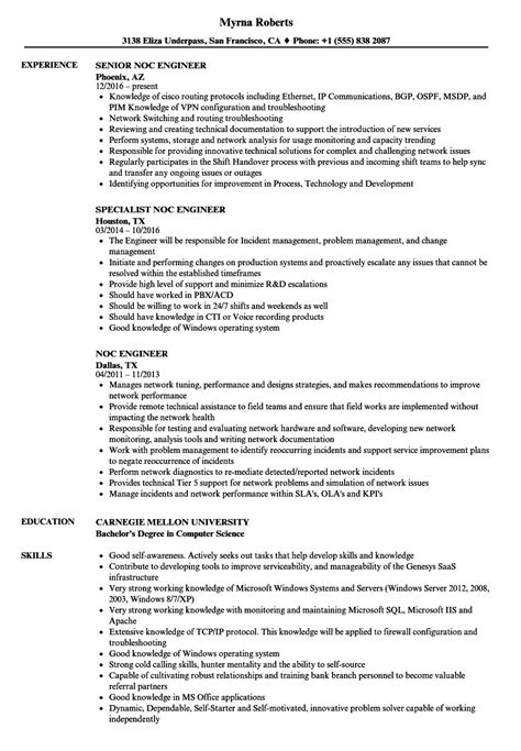 Your scholarship resume objective is commonly followed by a skills for scholarship resume section to add a professional touch. Noc Engineer Resume Samples in 2020 (With images ...