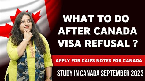 Caips Notes For Canada Study Visa Canada Visa Refusal Reasons Study