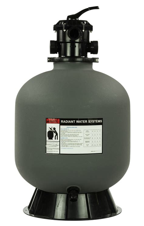 Rx Clear 22 Radiant Sand Filter And Valve 220 Lbs Sand Capacity