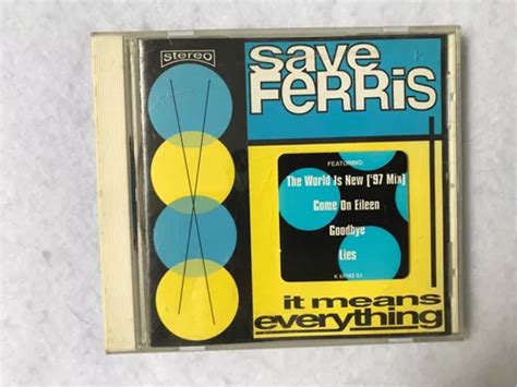 Save Ferris It Means Everything Cd Disco Físico Original Mercadolibre