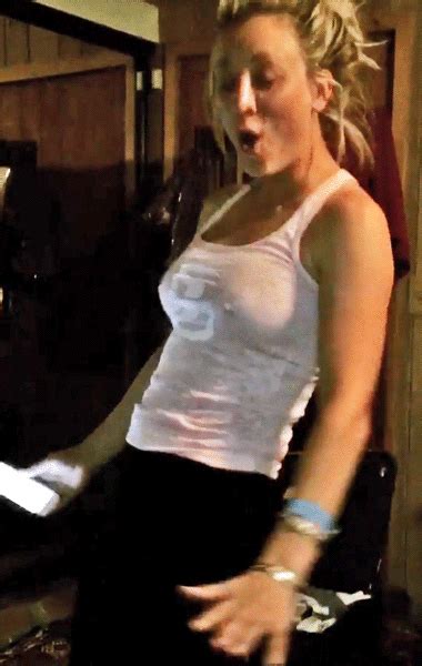 Kaley Cuoco Sexy Braless See Through Video Hot Celebs Home