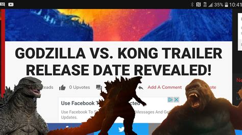 The release date for godzilla vs. Godzilla Vs Kong Trailer Release Date REVEALED! (No April ...