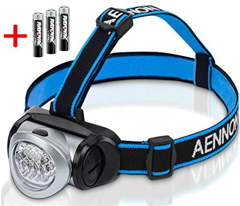 Led Headlamp Flashlight With Red Lights For Running Camping Reading