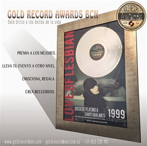 discos de oro y platino premios galardones awards regalos empresariales dale brillo a los