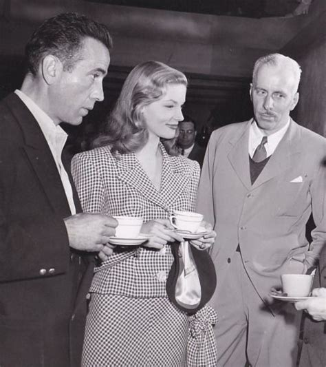 Humphrey Bogart Lauren Bacall And Howard Hawks 1944 Bogart And