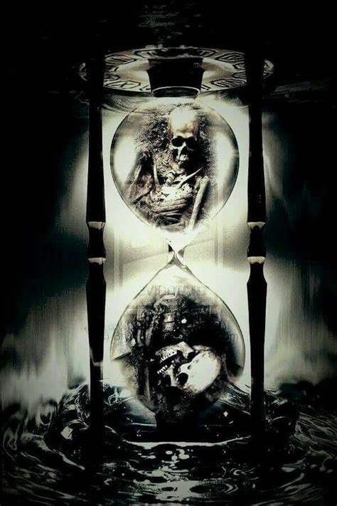 Pin By Jose Fugi On Skulls And Skeletons Hourglass Skull Artwork