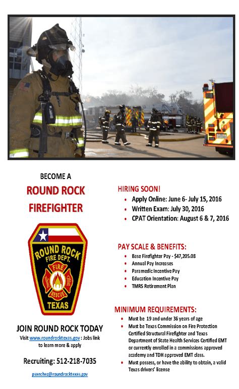 Round Rock Fire Department In The Process Of Hiring Additional Fire