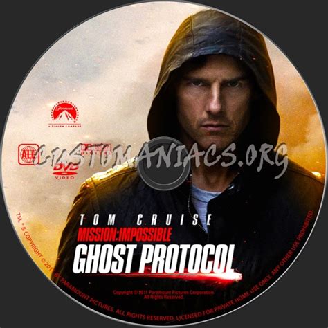 Mission Impossible Ghost Protocol Dvd Label Dvd Covers And Labels By