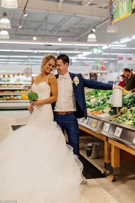 Newlyweds Who Met At Sydney Coles Celebrate Their Marriage Daily Mail