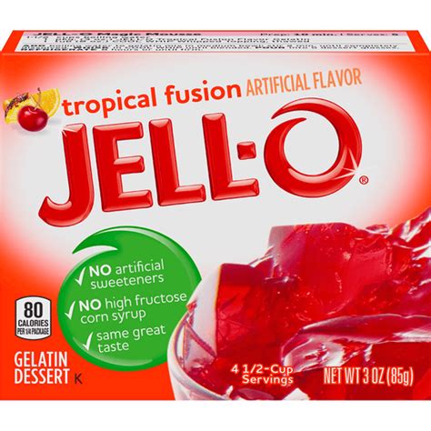 Jell O Tropical Fusion Gelatin Mix Jello Pudding Foodtown