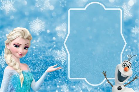 Free Frozen Party Invitation Template Download Party Ideas In Frozen