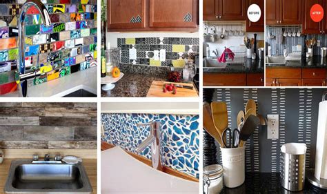 What is the cheapest backsplash. 15 Inexpensive DIY Kitchen Backsplash Ideas and Tutorials You Should See - The ART in LIFE