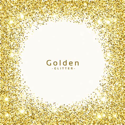 Golden Glitter Frame Background Vector Download Free Vector Art