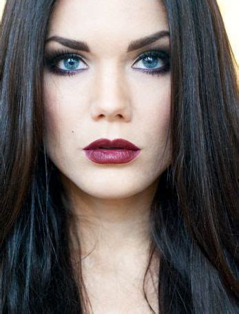 Piercing blue eyes and pale skin are one of the most distinguishing features of the irish. Dark brown hair blue eyes makeup google search marion ...