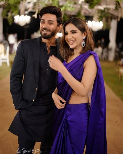 Beautiful Clicks Of Saboor Aly With Her Husband Ali Ansari At Friends Wedding Showbiz Pakistan