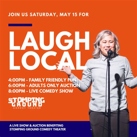 Laugh Local Comedy Show And Auction Artandseek Arts