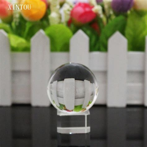 Xintou White Crystal Clarity Ball Photograph Decor Accessories Home