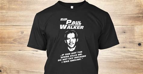 Paul Walker Limited Edition Mens Tops Shirts Mens Tshirts