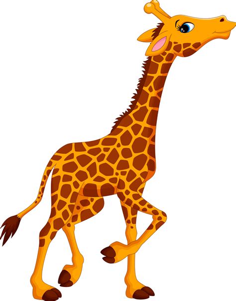 Cute Giraffe Cartoon 10756904 Vector Art At Vecteezy