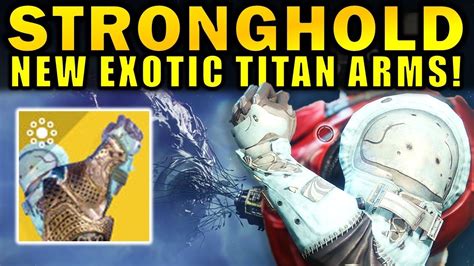 Destiny 2 Stronghold Exotic Titan Gauntlets Review Season Of The