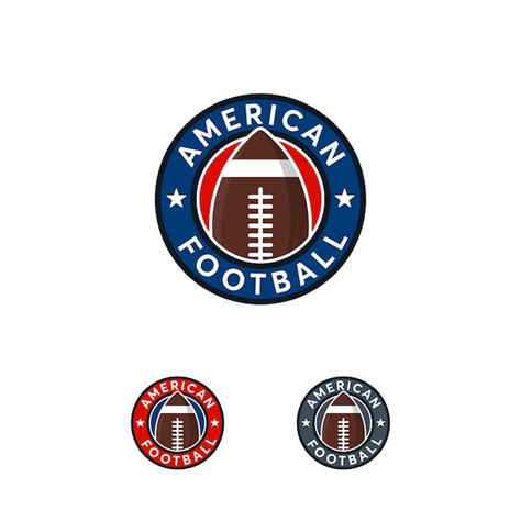 Premium Vector American Football Logo Badge