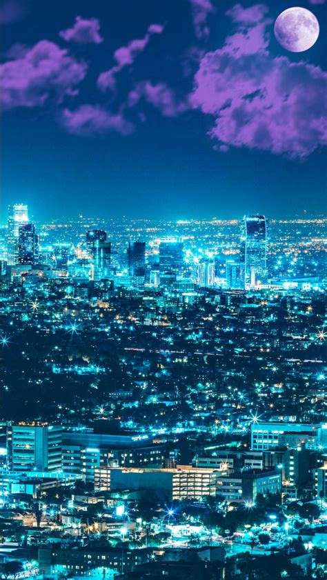 Los Angles Night Cityscape 4k Wallpapers Hd Wallpapers Id 23154