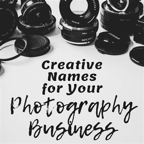 150 Creative Photography Business Name Ideas Picking A Name For Your