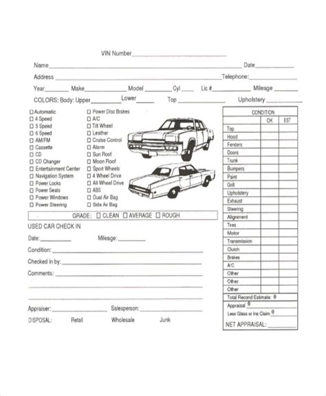Nada guides is the leader in accurate vehicle pricing and vehicle information. FREE 8+ Sample Car Appraisal Forms in PDF | MS Word