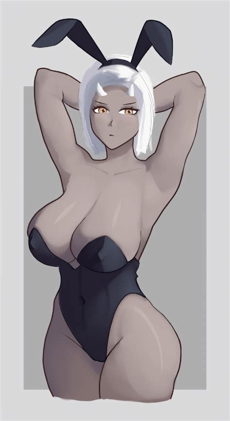 Rule 34 Armpits Arms Up Breasts Bunny Ears Bunny Girl Bunny Suit
