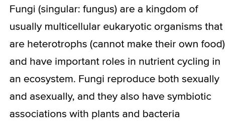 Ano Ano Ang Pagkakaiba Ng Fungi At Bulate Brainlyph