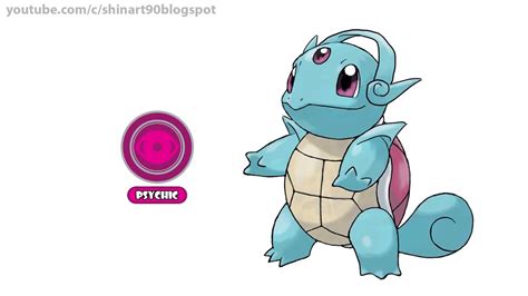 Pokemon Type Swap 32 Squirtle Grass Fire Electric