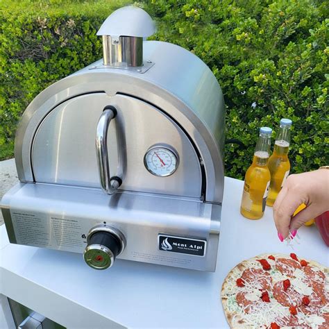 Mont Alpi Portable Propane Gas Outdoor Pizza Oven Mapz Ss Bbqguys